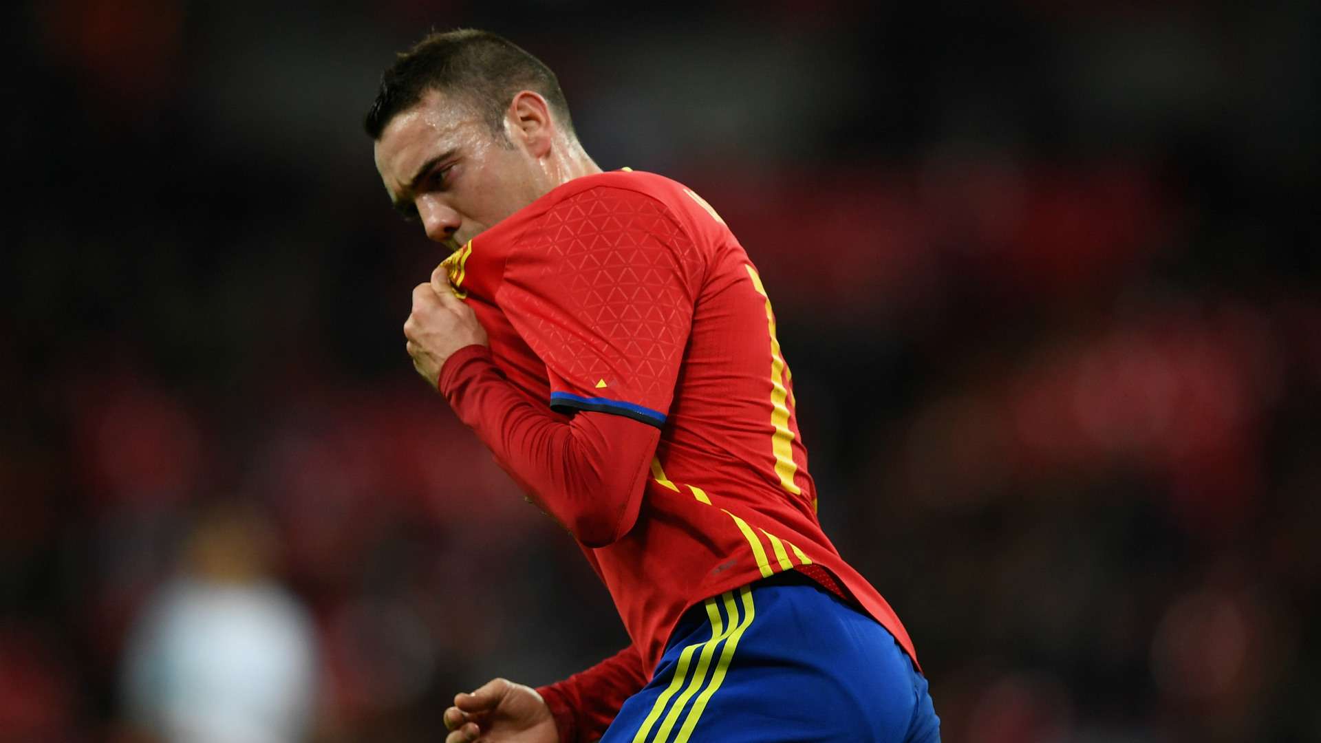 Iago Aspas Spain England 2016