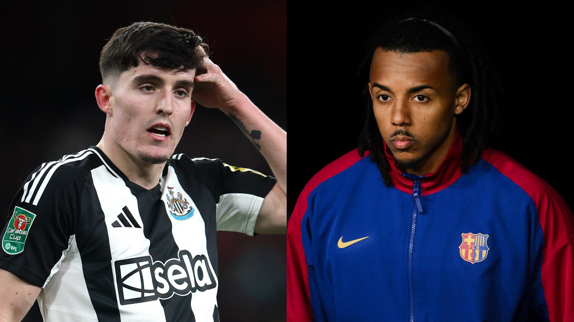 Tino Livramento Jules Kounde Newcastle Barcelona