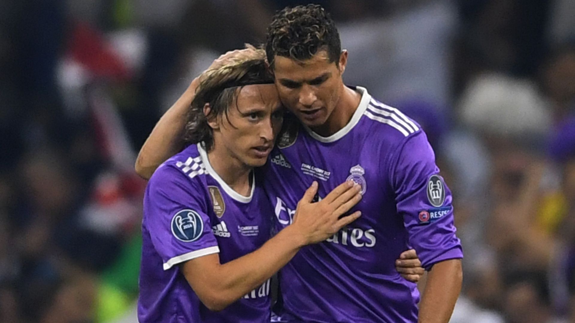 Luka Modric Cristiano Ronaldo Real Madrid