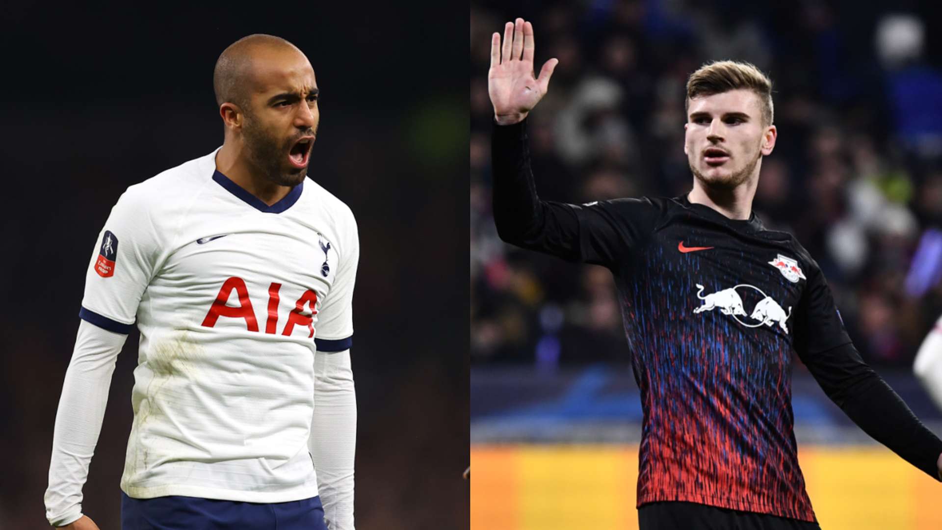 Lucas Moura Timo Werner Tottenham Leipzig GFX
