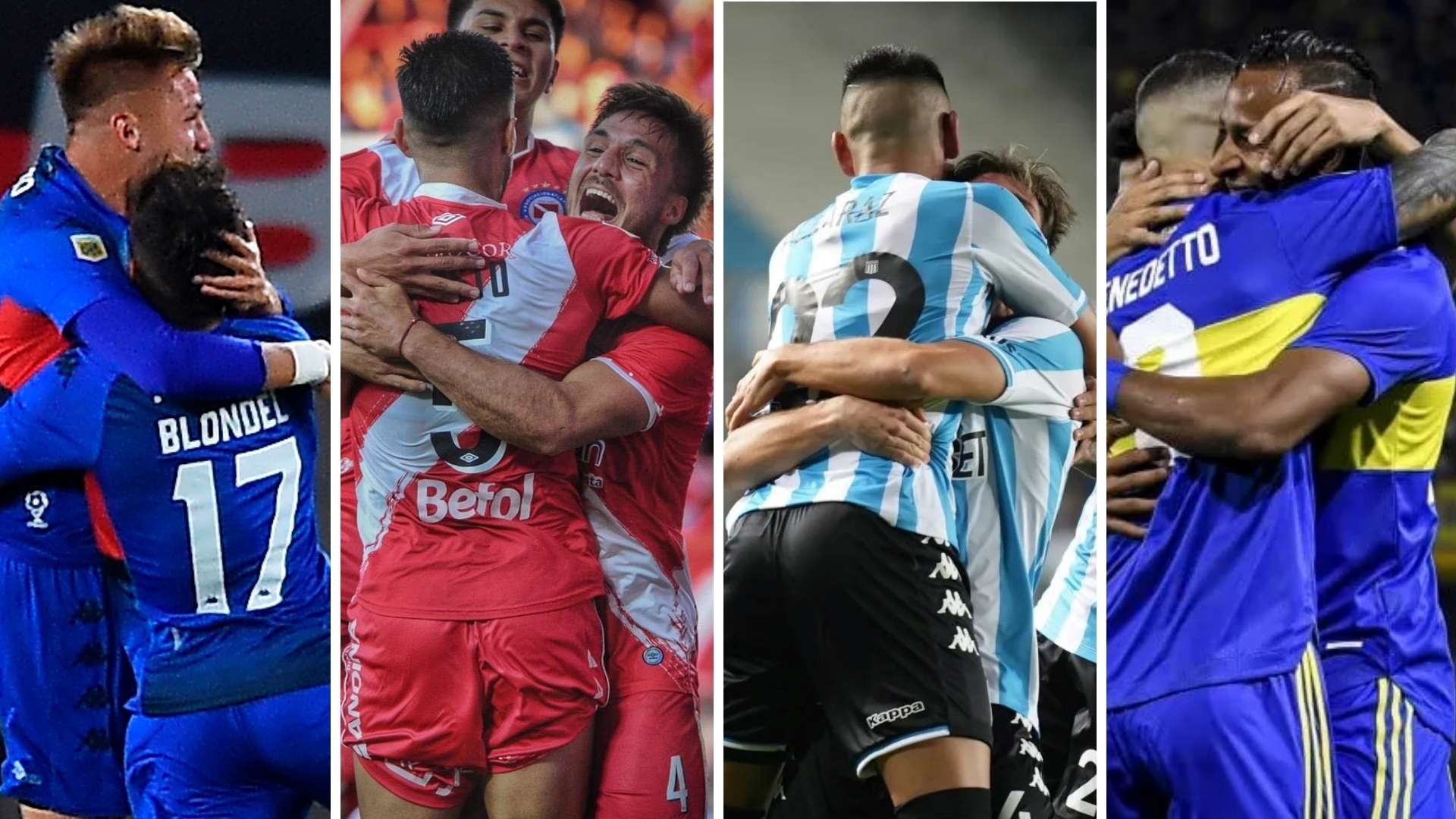 Tigre Argentinos Racing Boca semifinales Copa Liga Profesional 2022