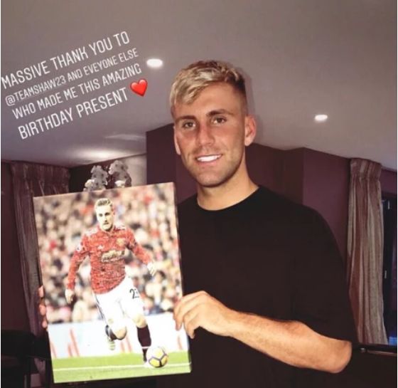 Reaction Luke Shaw new look