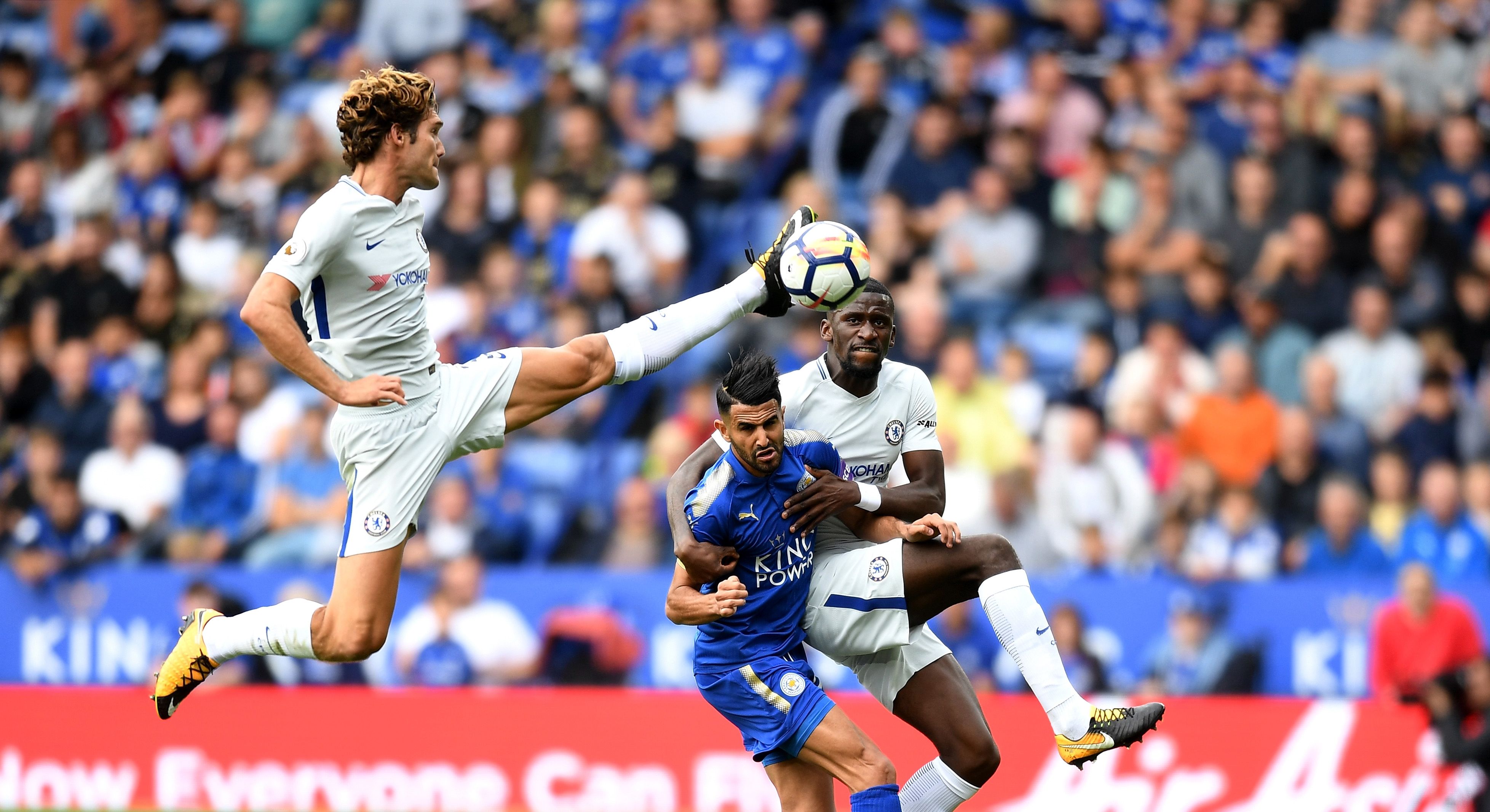 Marcos Alonso Chelsea Leicester City