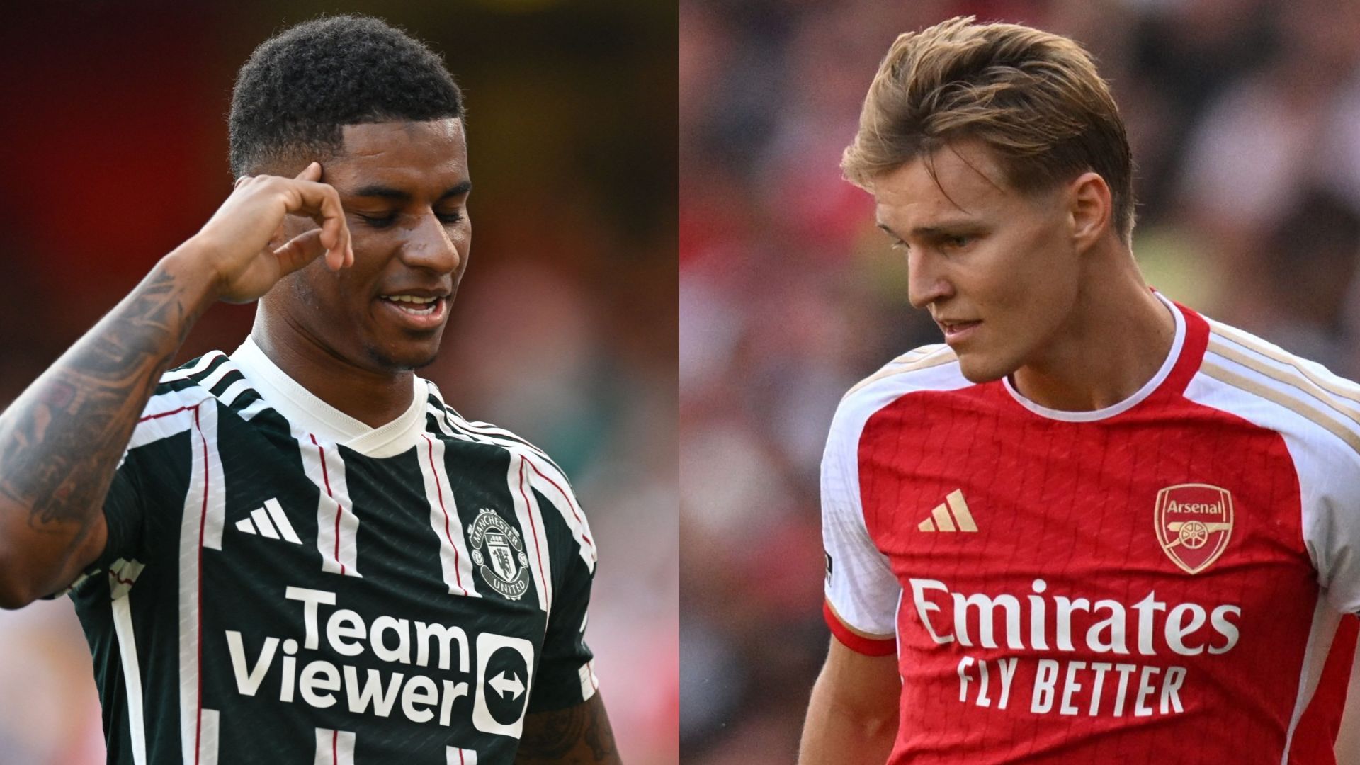Marcus Rashford Martin Odegaard