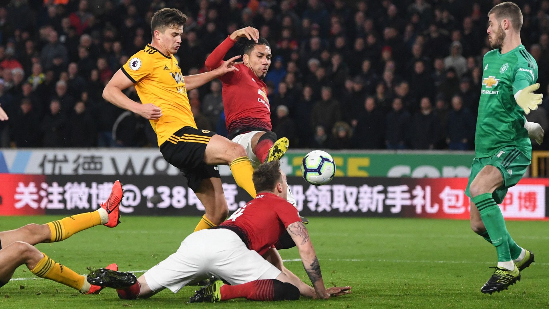 CHRIS SMALLING MANCHESTER UNITED PREMIER LEAGUE 02042019