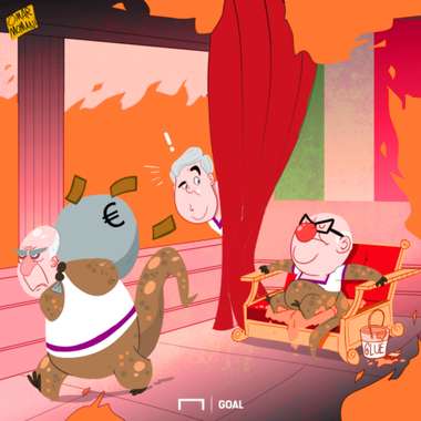 Tavecchio Ventura Ancelotti Cartoon