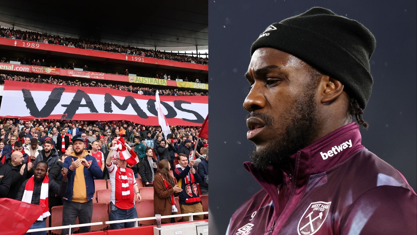 Antonio Arsenal fans