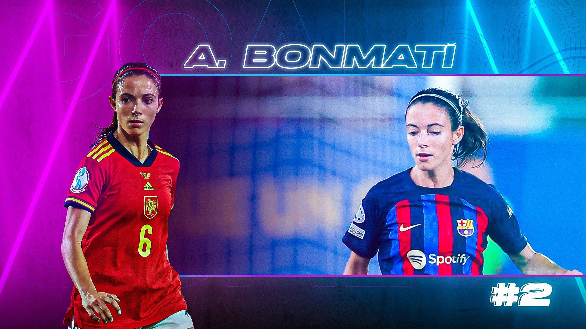 GOAL50 2022 Aitana Bonmati GFX Ranking