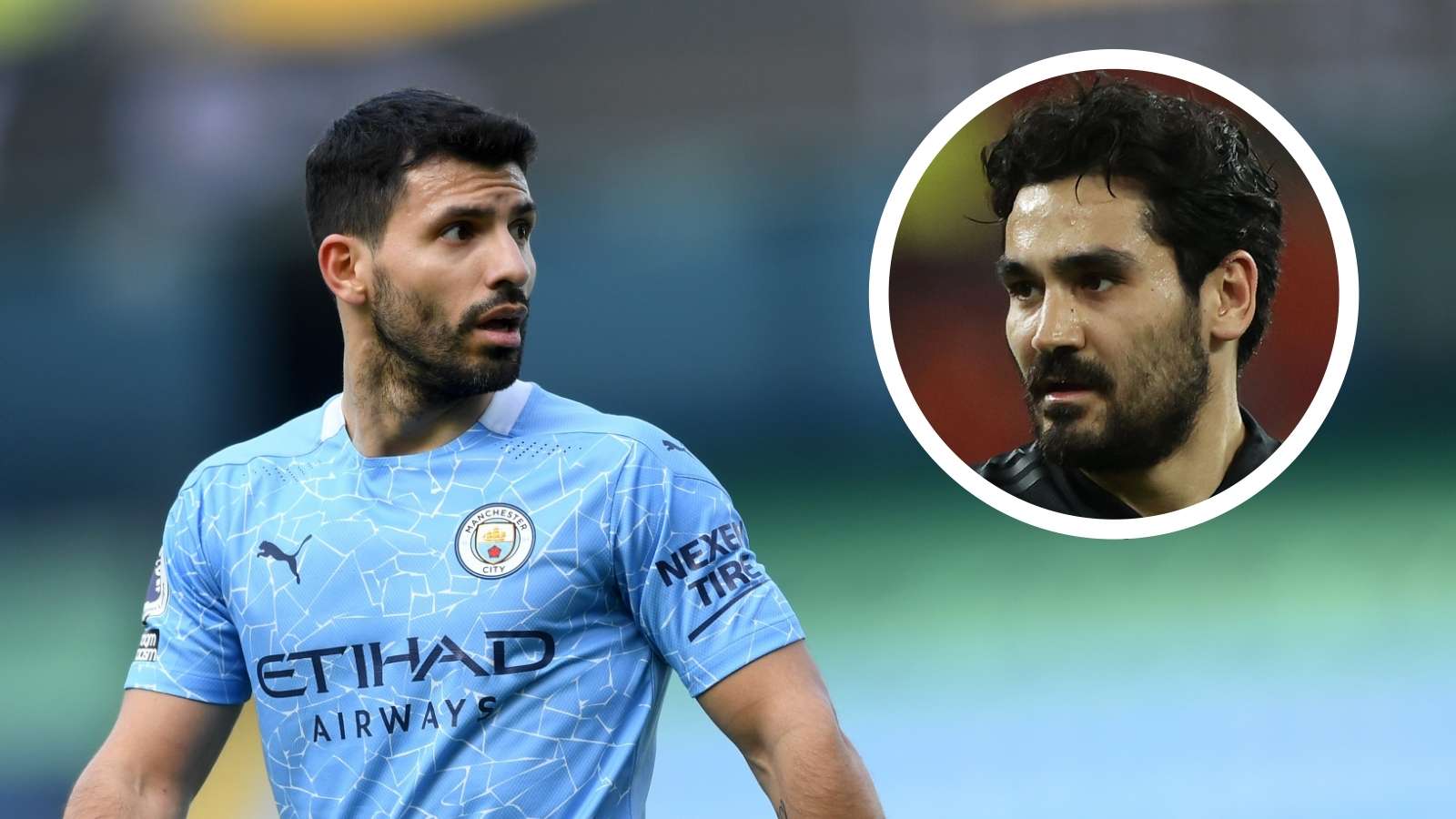 Sergio Aguero Ilkay Gundogan Manchester City