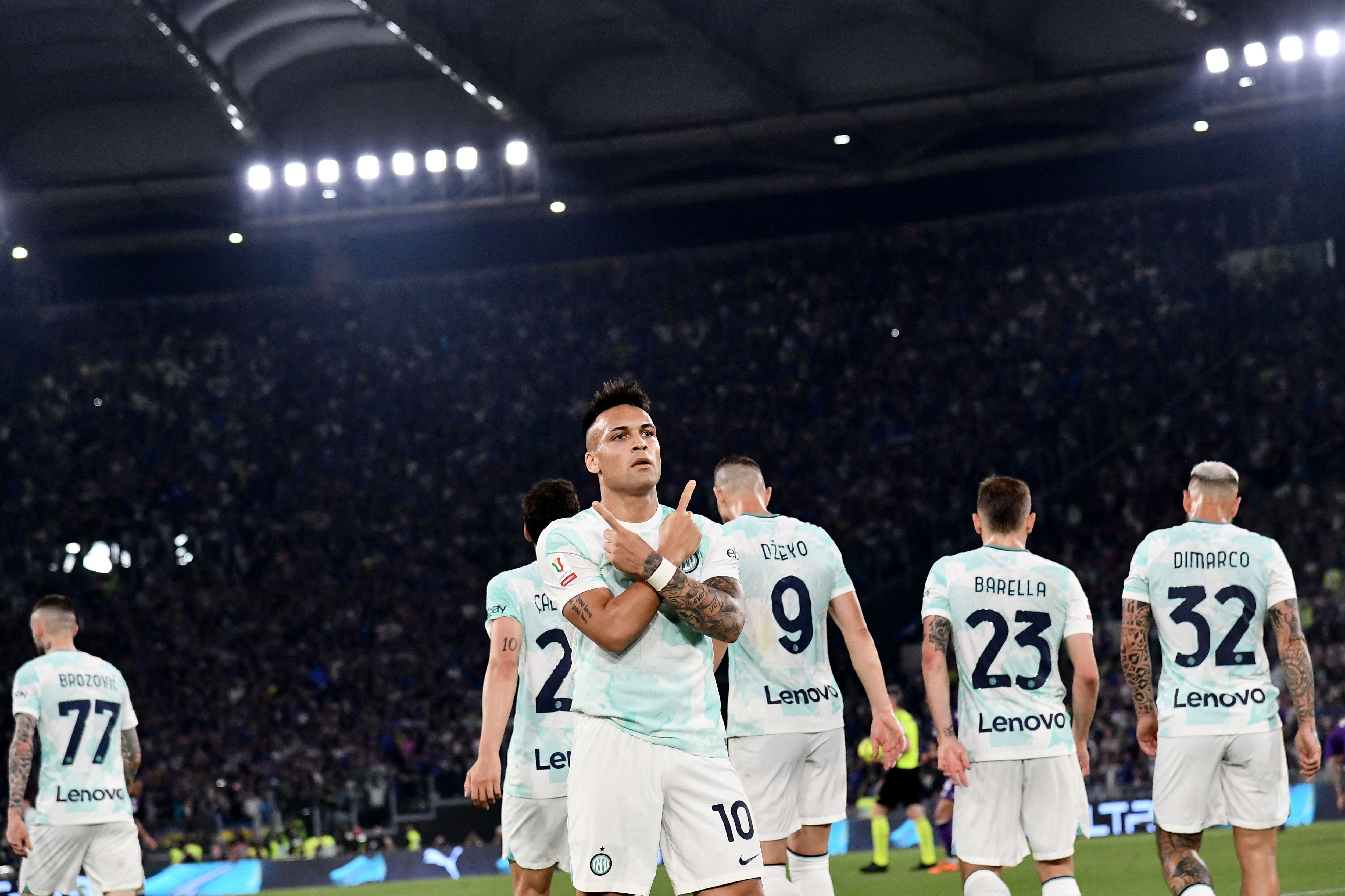 Lautaro Martinez Inter Milan Fiorentina