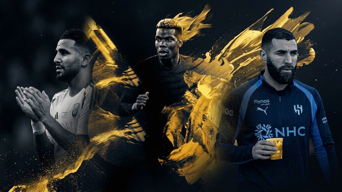 Paul Pogba Karim Benzema Riyad Mahrez GOA ONLY