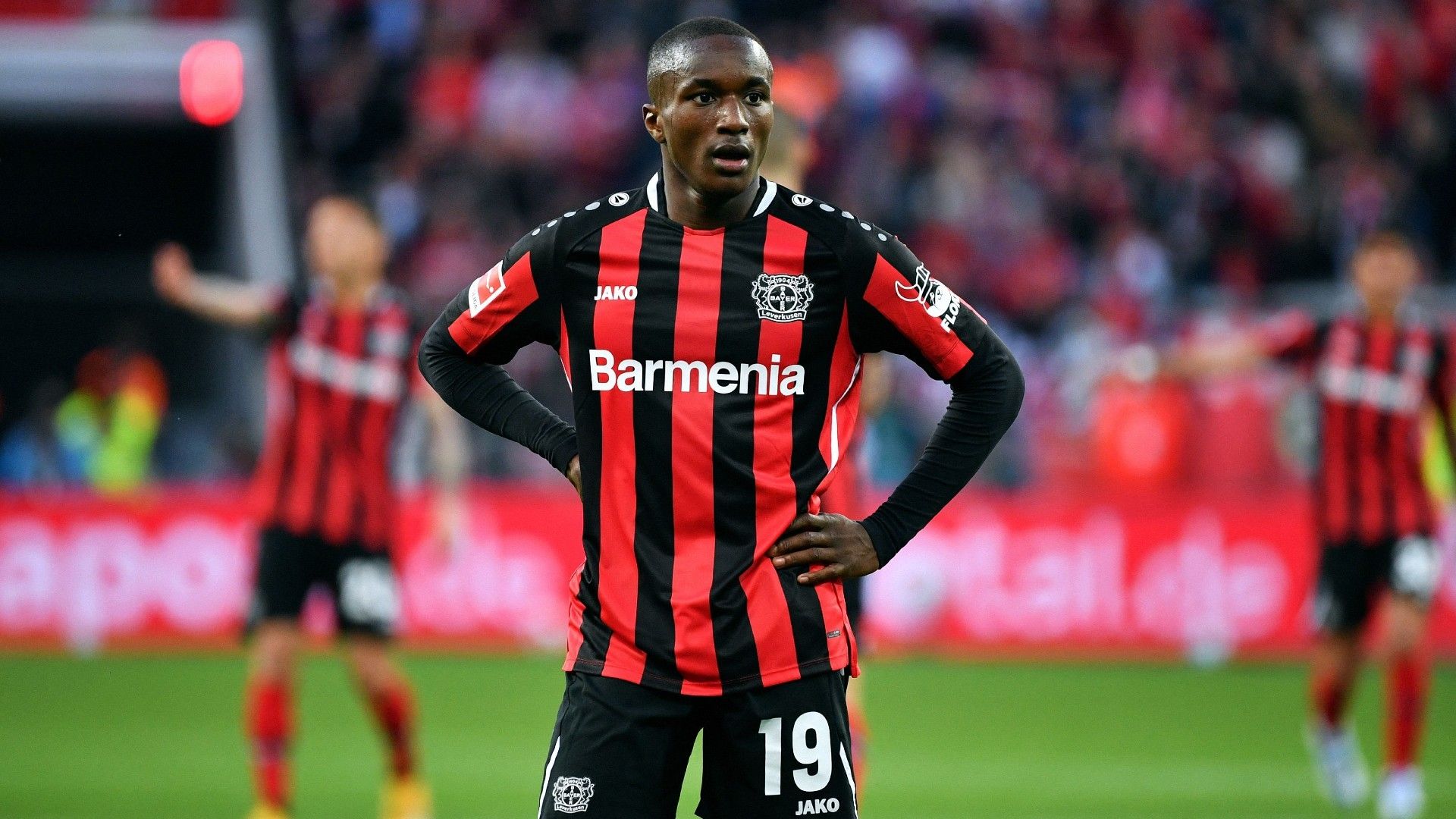 Leverkusen's French forward Moussa Diaby 
