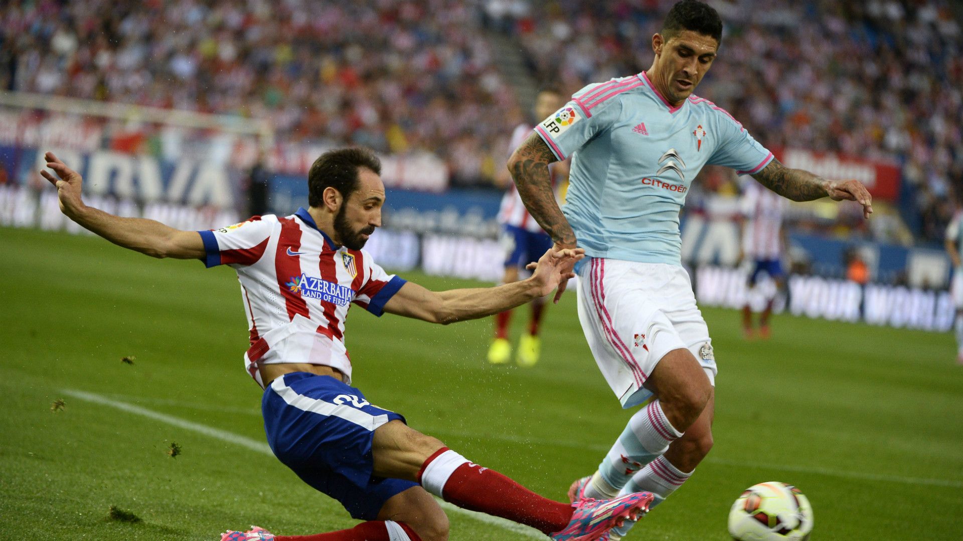 Juanfran Pablo Hernandez Atletico Madrid Celta Liga BBVA 20092014