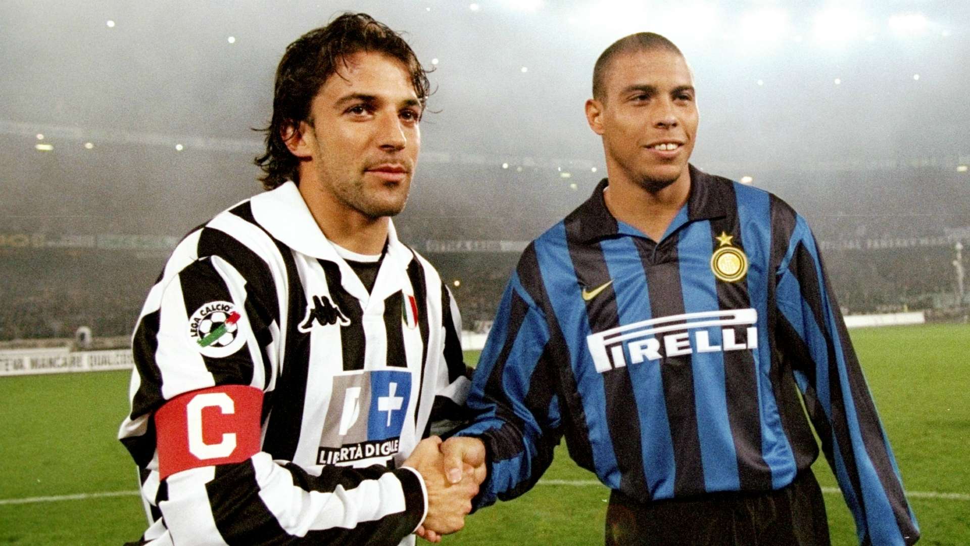 Alessandro Del Piero Luiz Nazario da Lima Ronaldo Juventus Inter Serie A 10251998