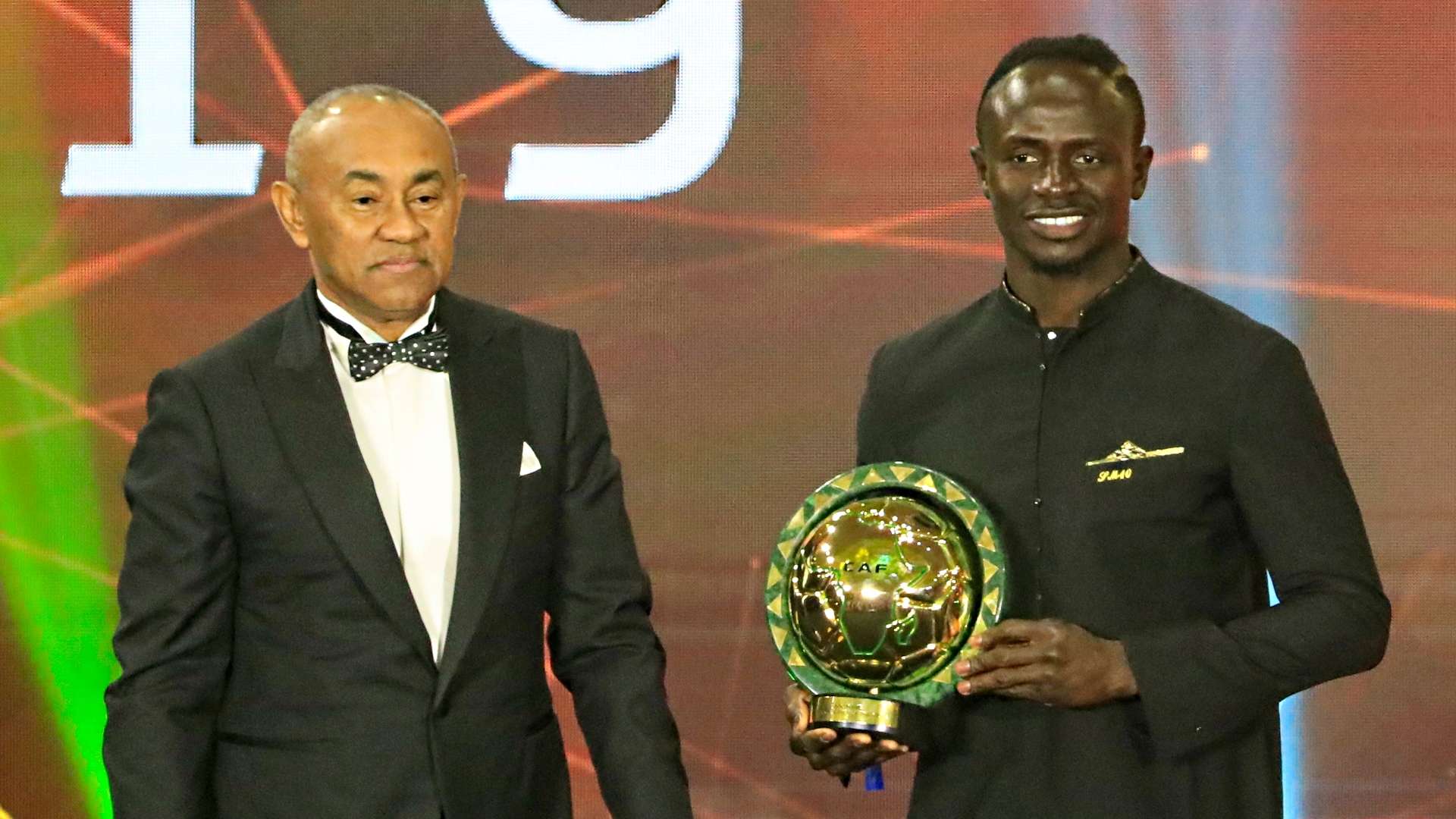 Sadio Mane, African Player of the Year award ceremony, January 2020
