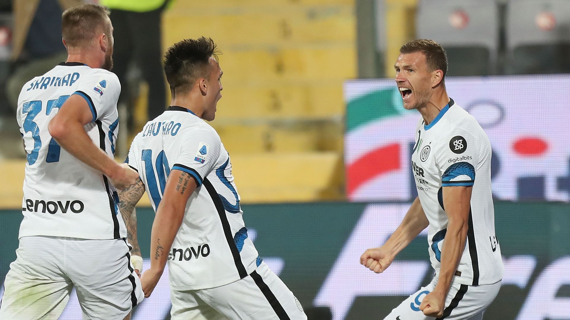 Edin Dzeko, Lautaro Martínez, Milan Skriniar