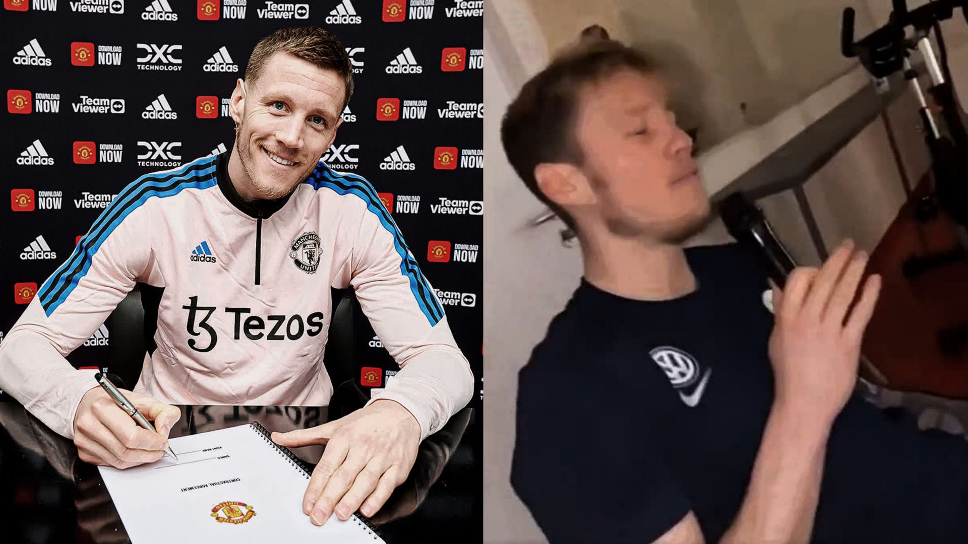 Weghorst singing split