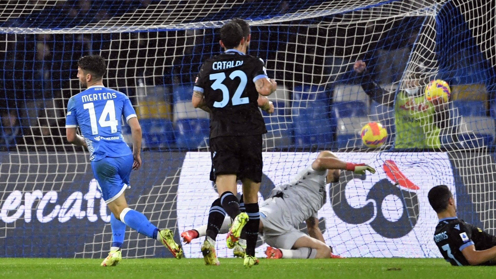 Mertens Napoli Lazio Serie A