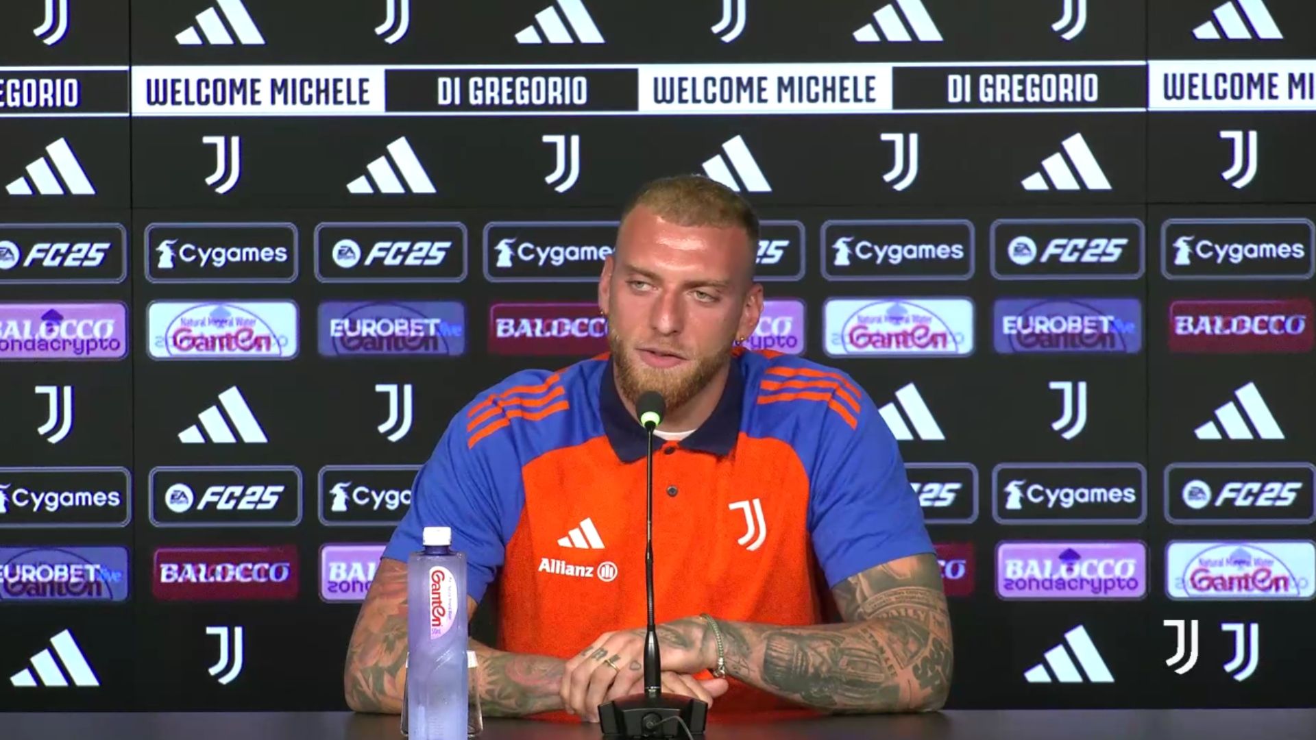 Michele Di Gregorio Juventus press conference presentation 30072024