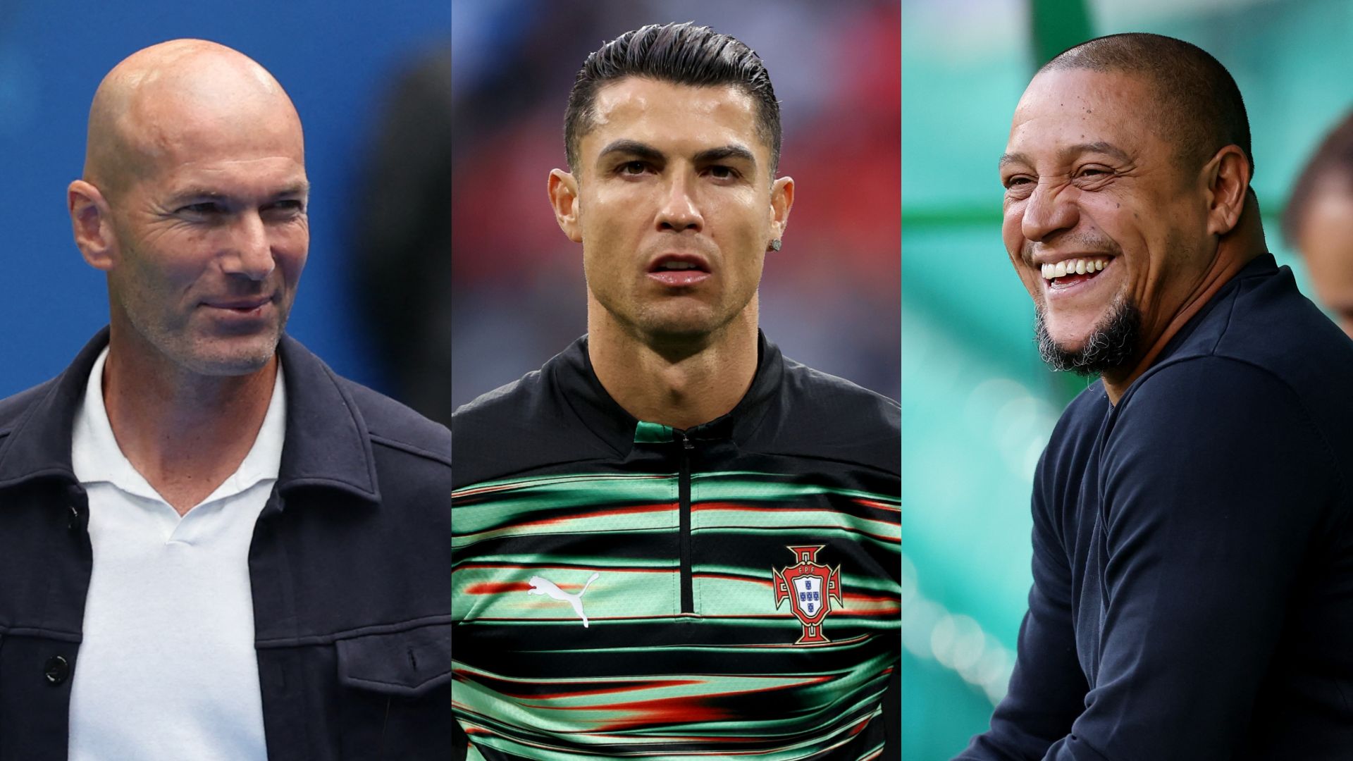 GFX Zinedine Zidane Cristiano Ronaldo Roberto Carlos