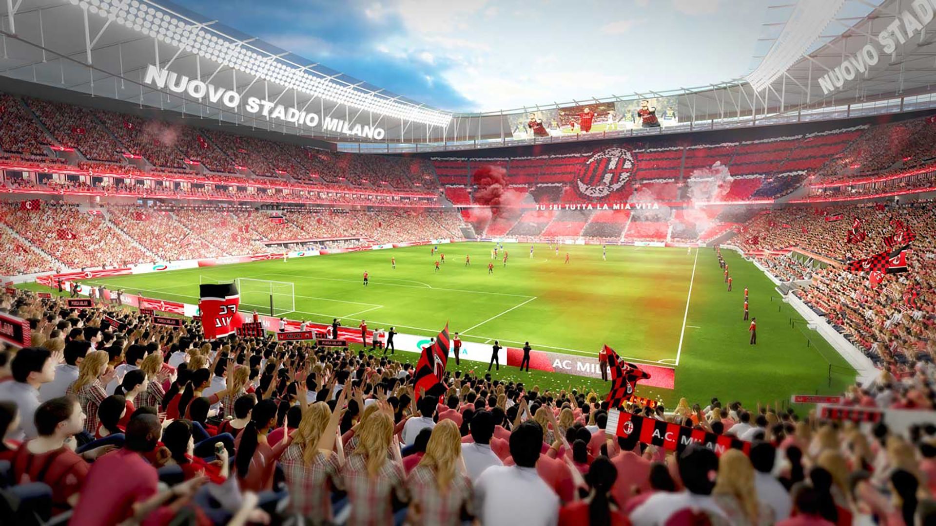 Rings of Milano Stadium