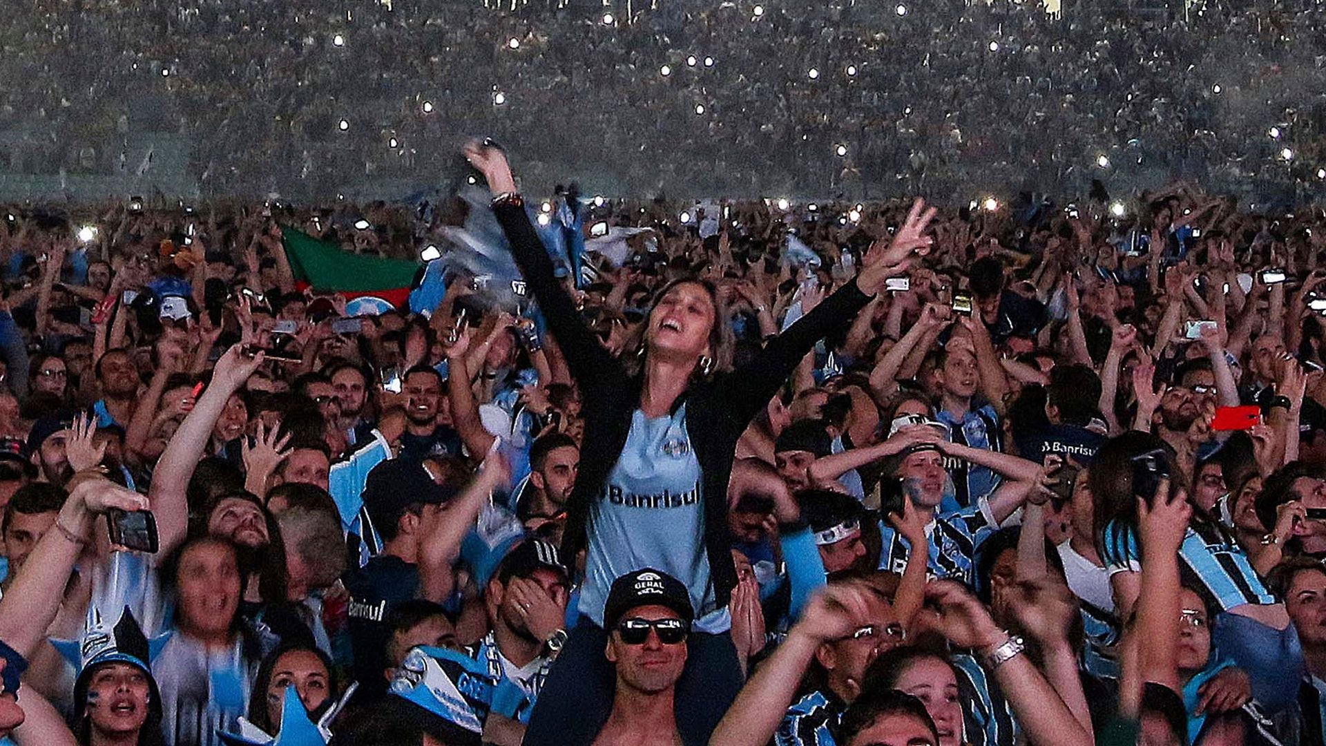 Festa torcida Grêmio Libertadores 29 11 17