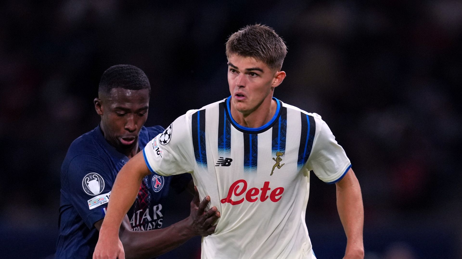 De Ketelaere atalanta psg 17 settembre