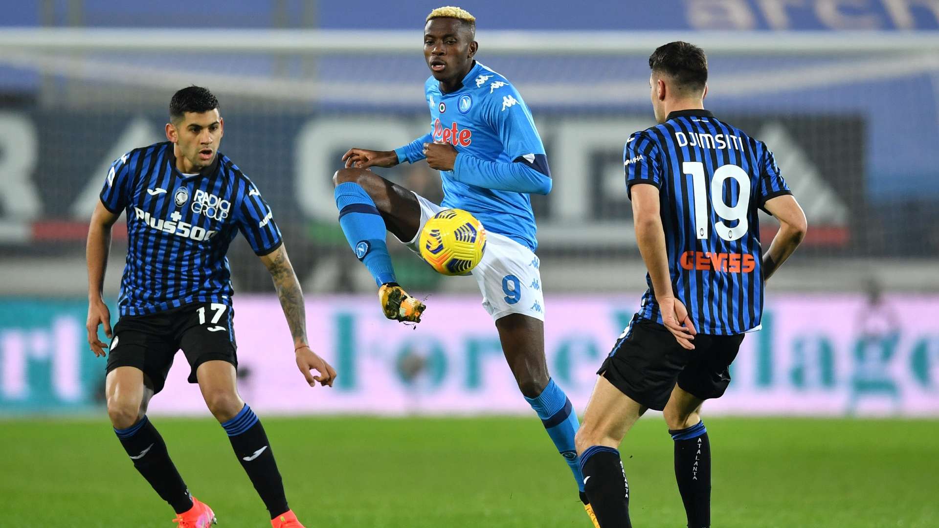 Victor Osimhen Napoli Atalanta Serie A 2020-2021