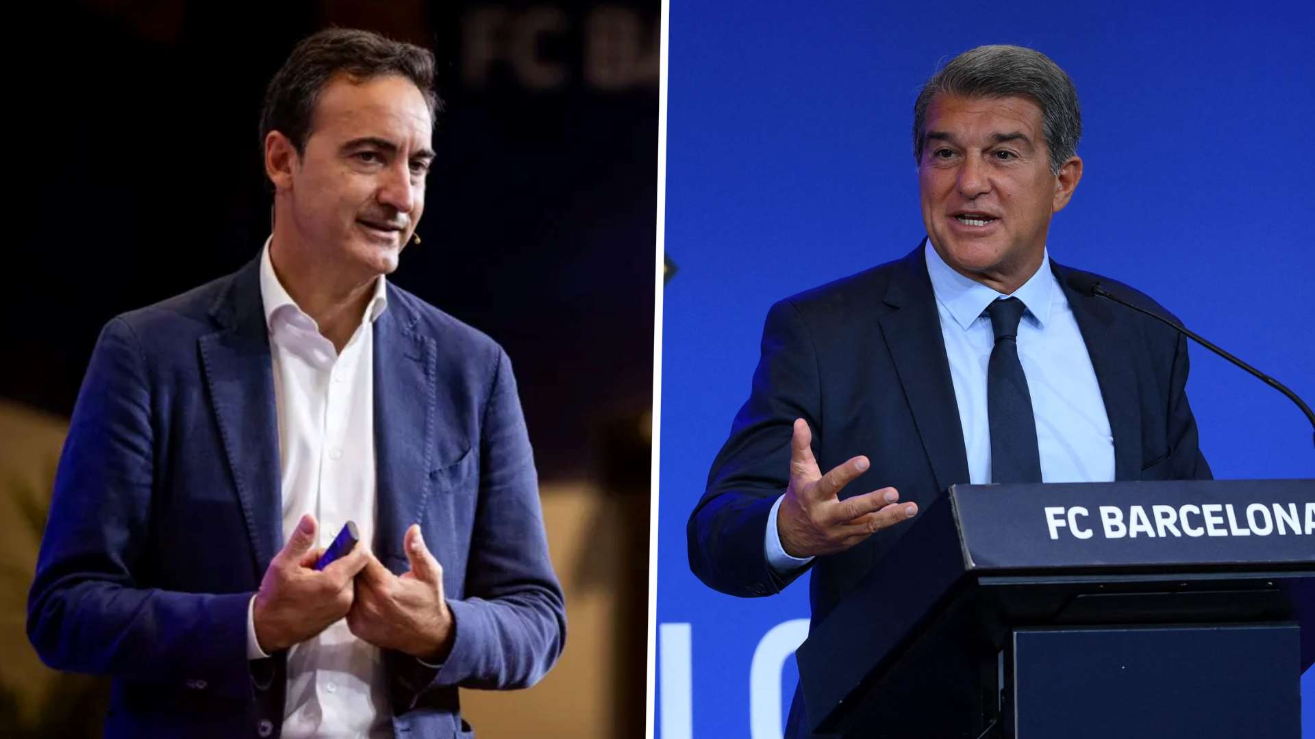 Ferran Reverter Joan Laporta Barcelona