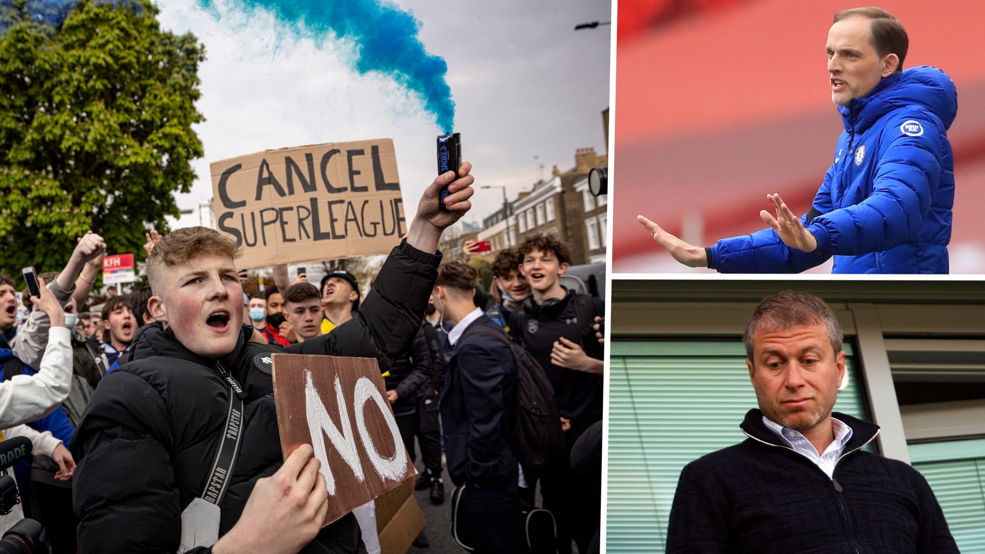Chelsea protest Abramovich and Thomas Tuchel