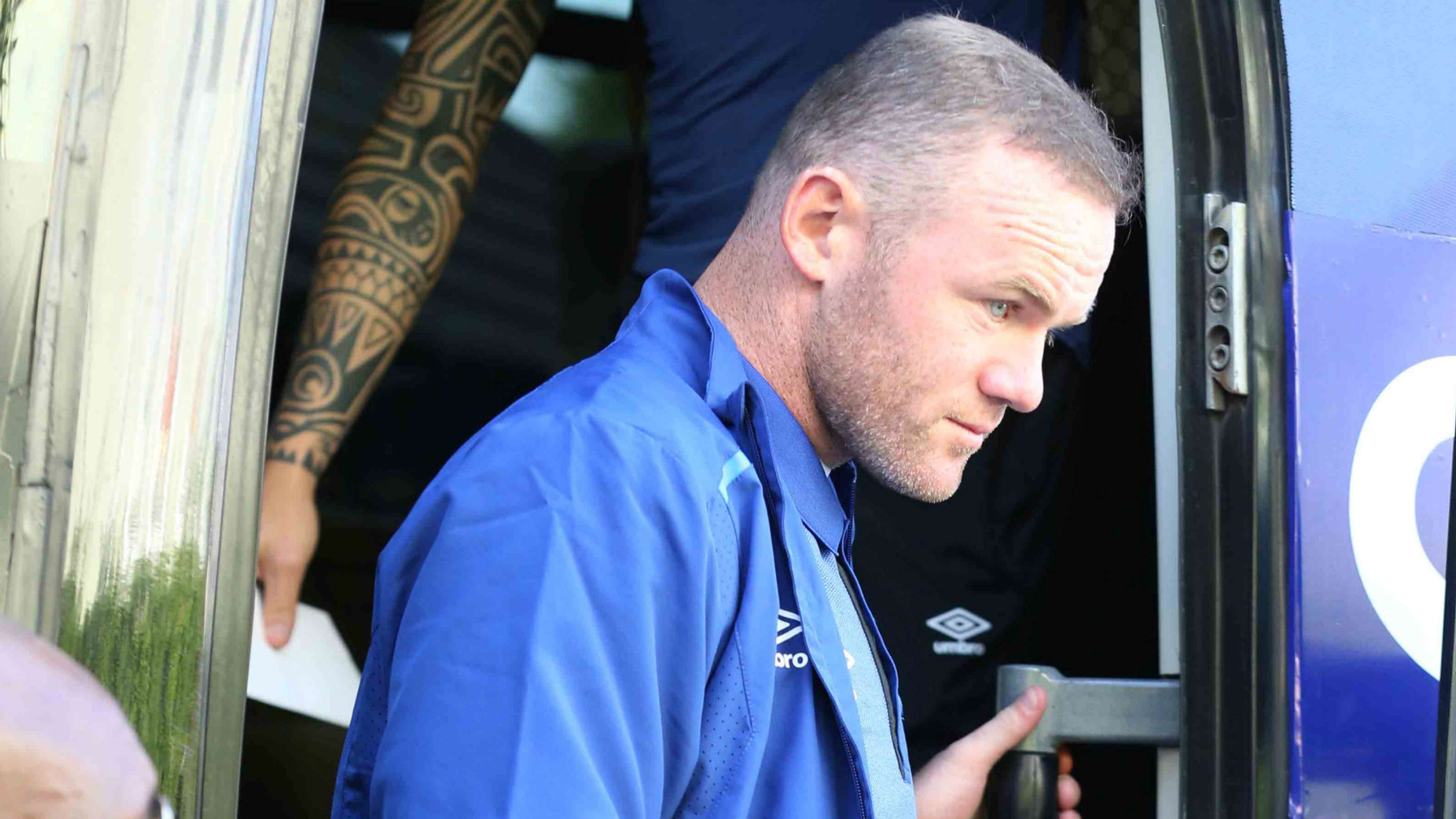 Wayne Rooney arrive