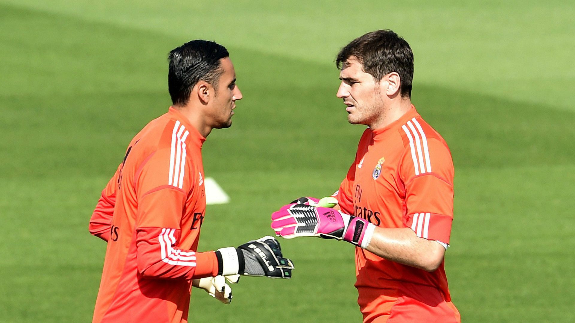Keylor Navas Iker Casillas Real Madrid Training