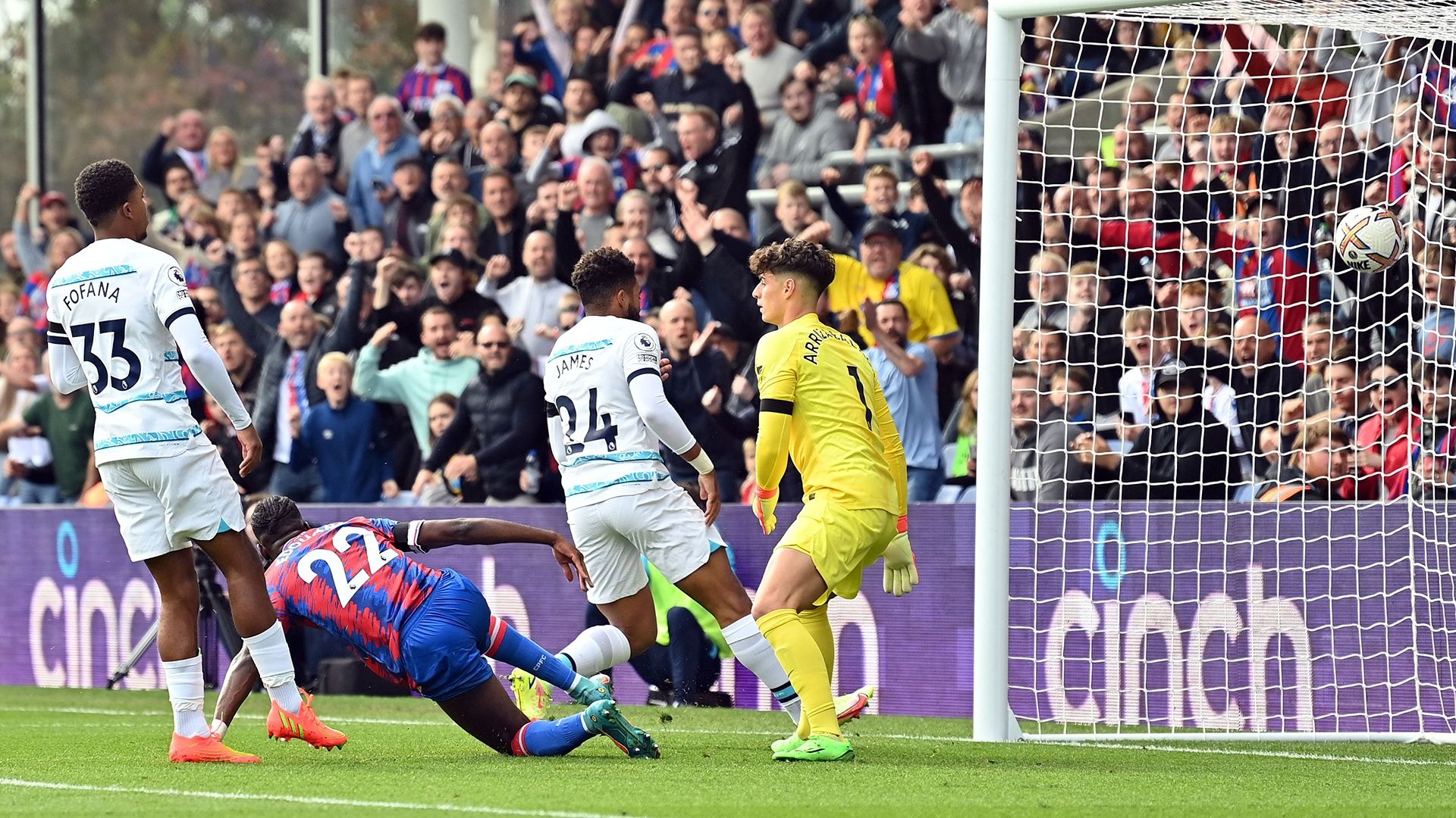 Odsonne Edouard Wesley Fofana Crystal Palace Chelsea 2022-23