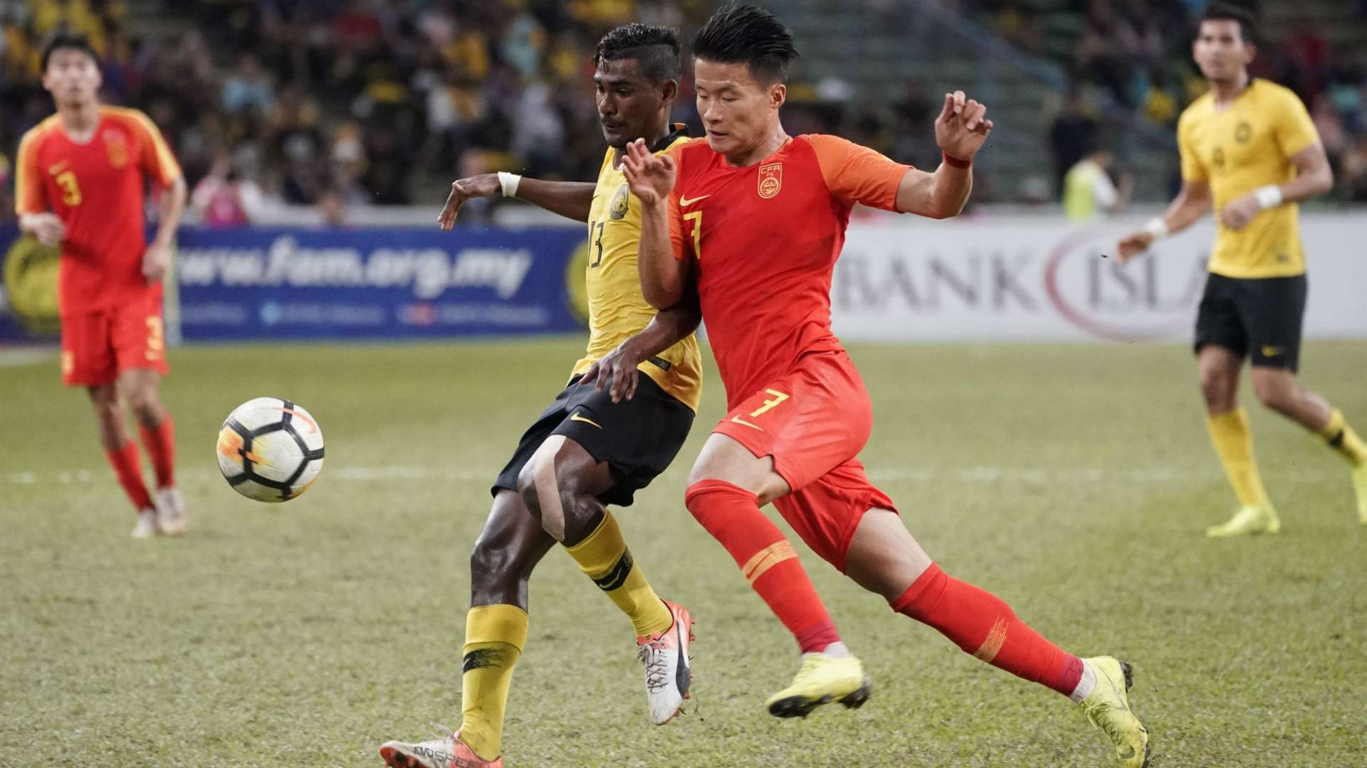 R. Dinesh, Malaysia U23 v China U23, AFC U23 Championship qualifier, 26 Mar 2019