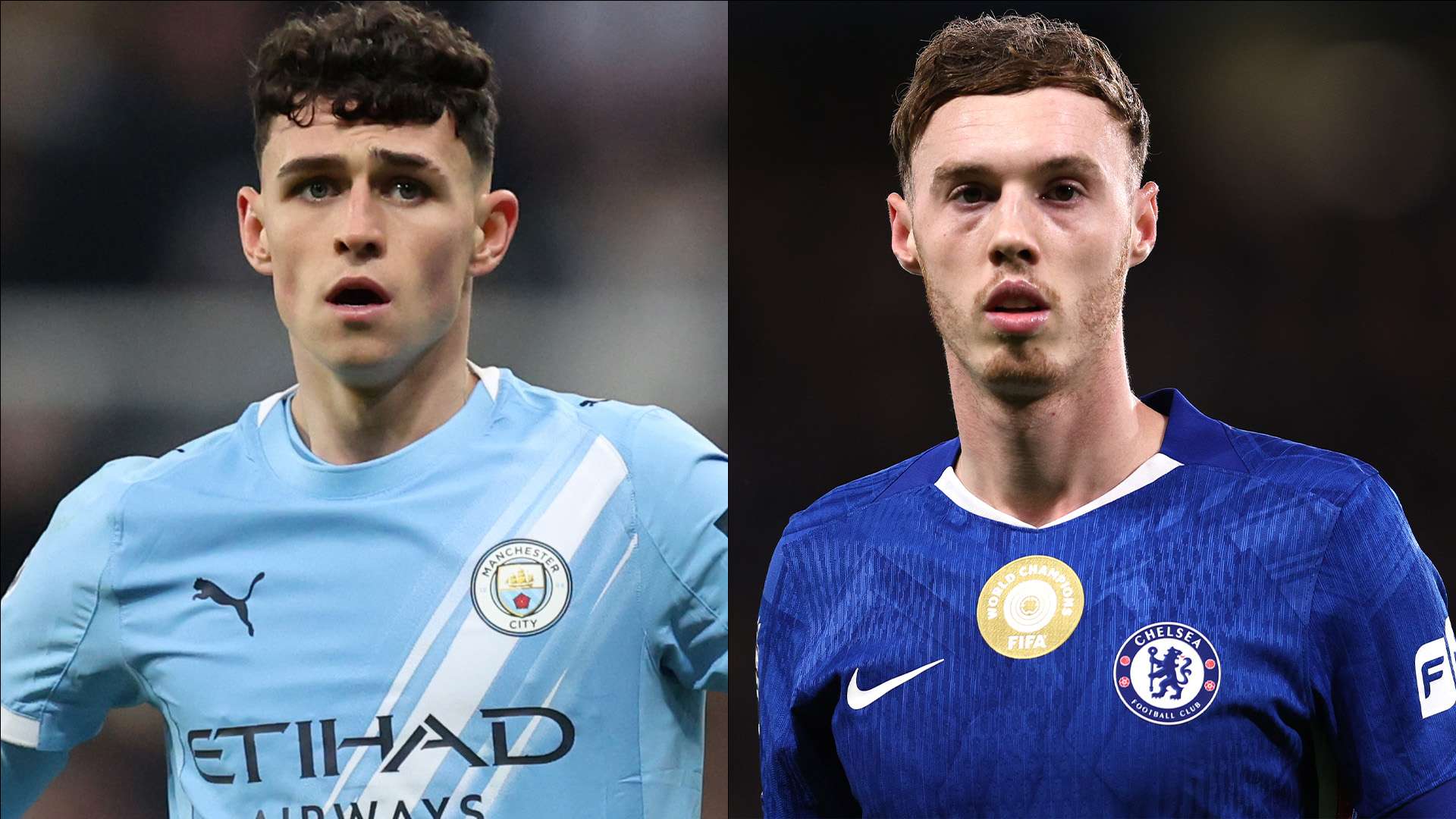 Phil Foden Man City Cole Palmer Chelsea