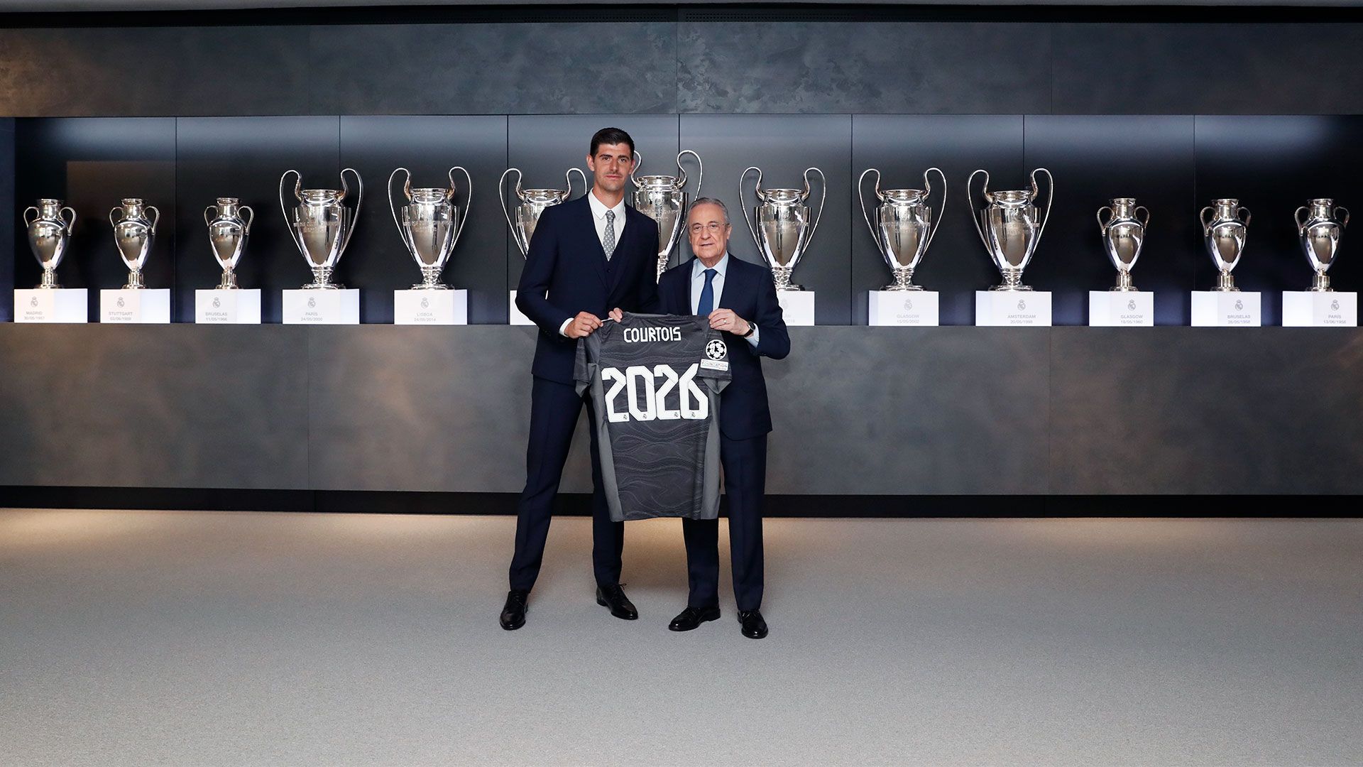 Florentino Pérez Thibaut Courtois