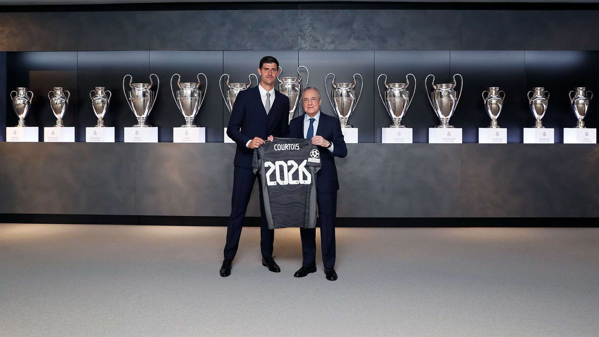 Florentino Pérez Thibaut Courtois