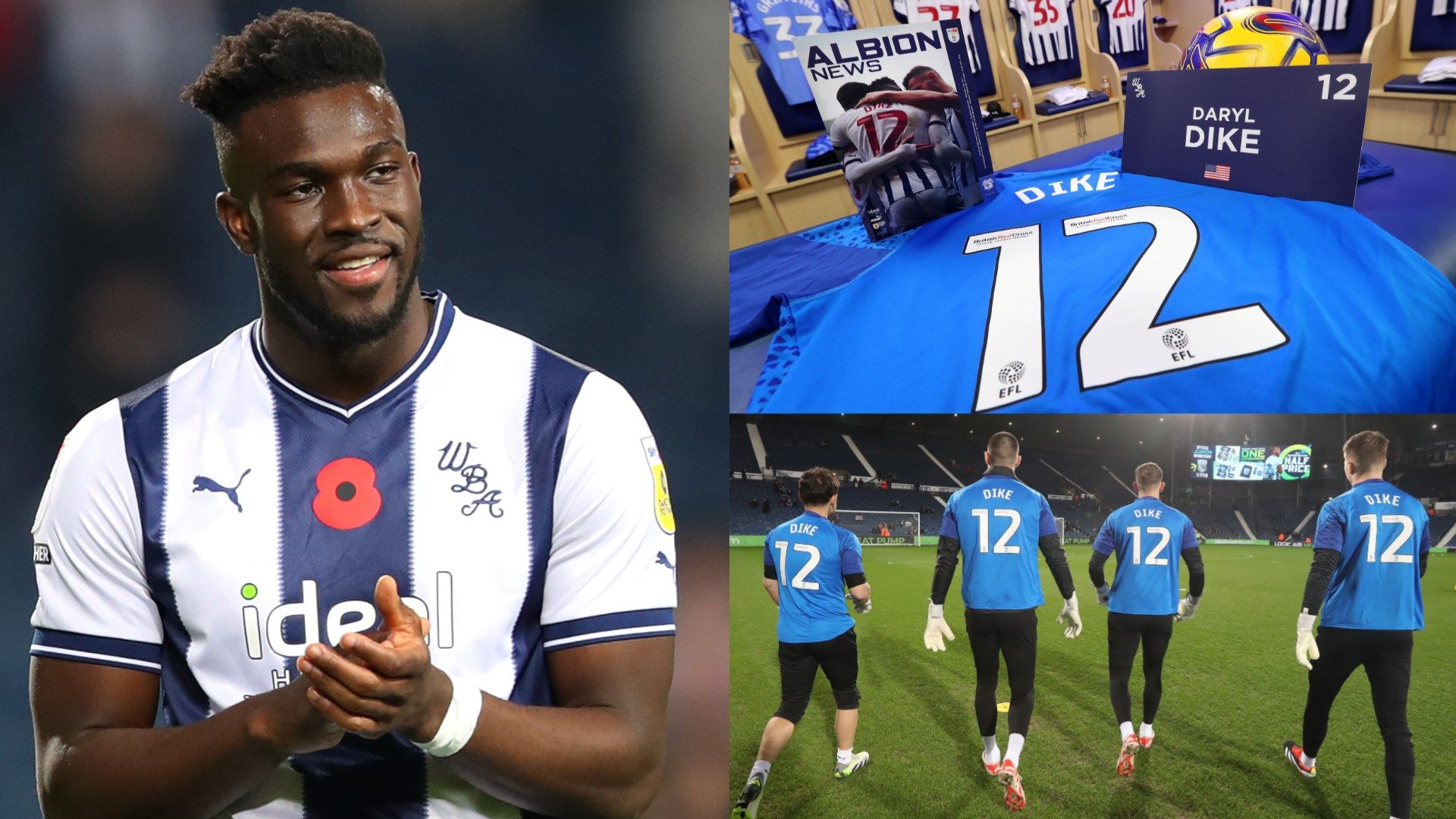 Daryl Dike West Brom solidarity split