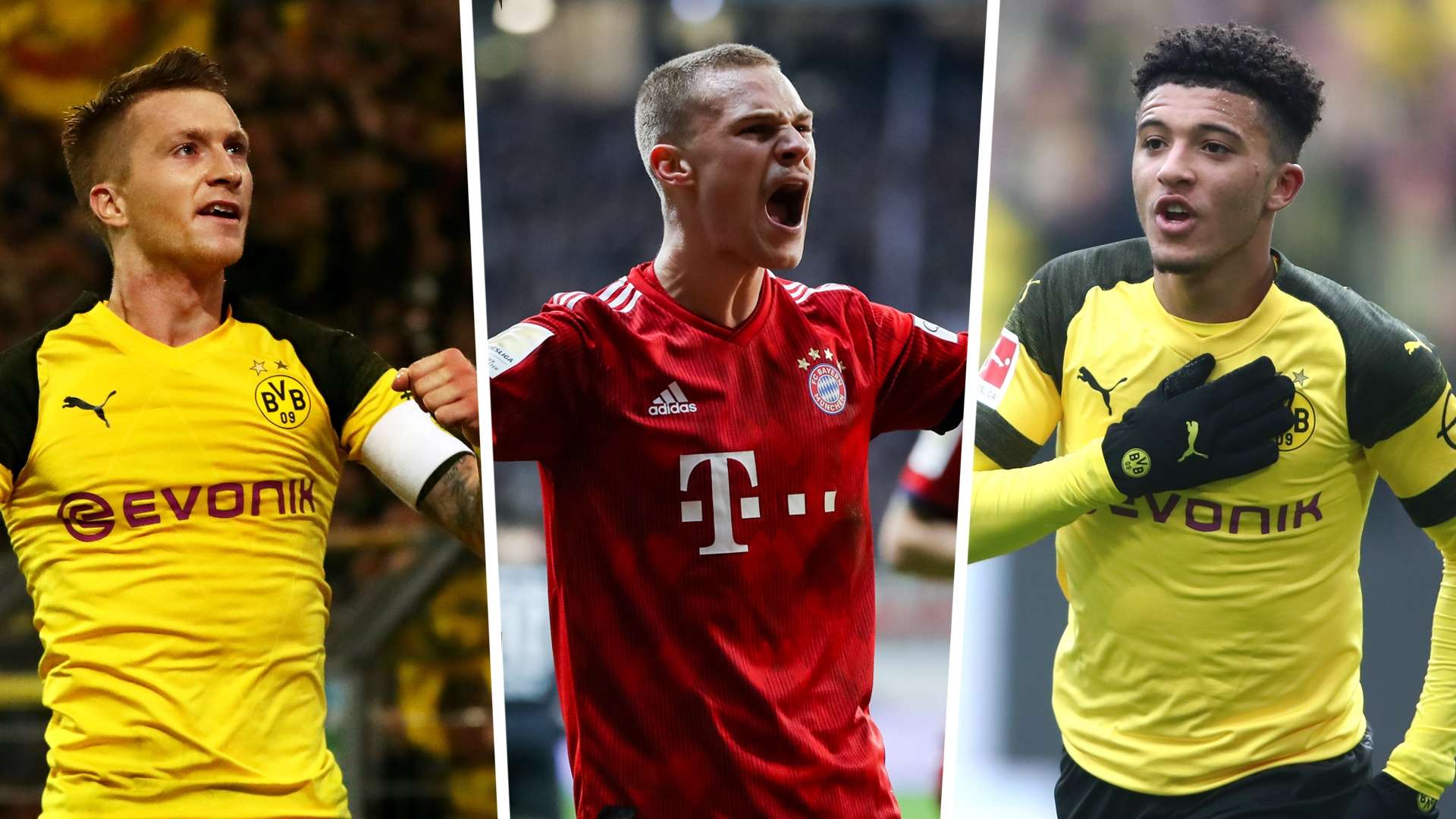 Marco Reus Joshua Kimmich Jadon Sancho Split