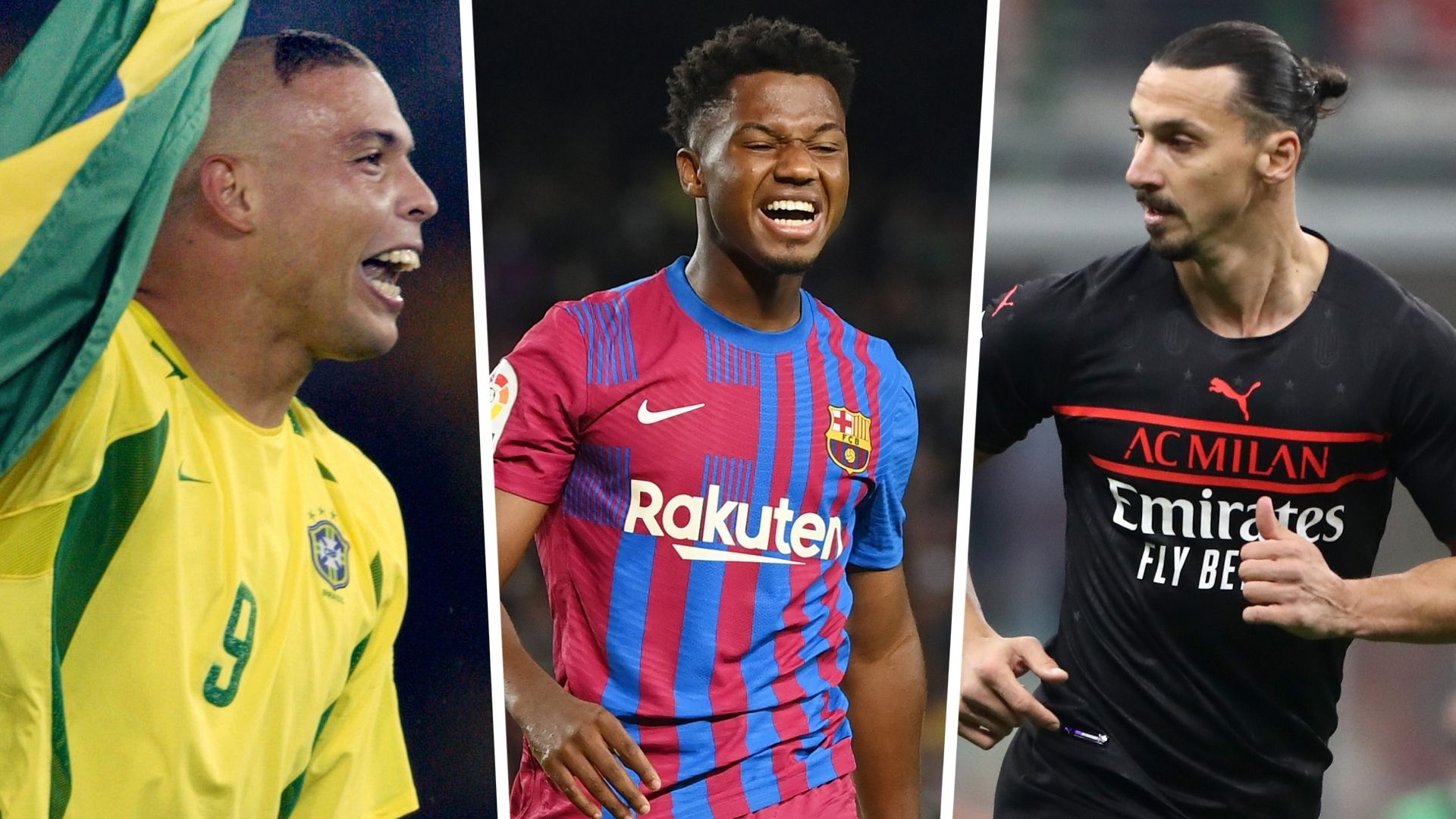 Ronaldo - Ansu Fati - Zlatan Ibrahimovic