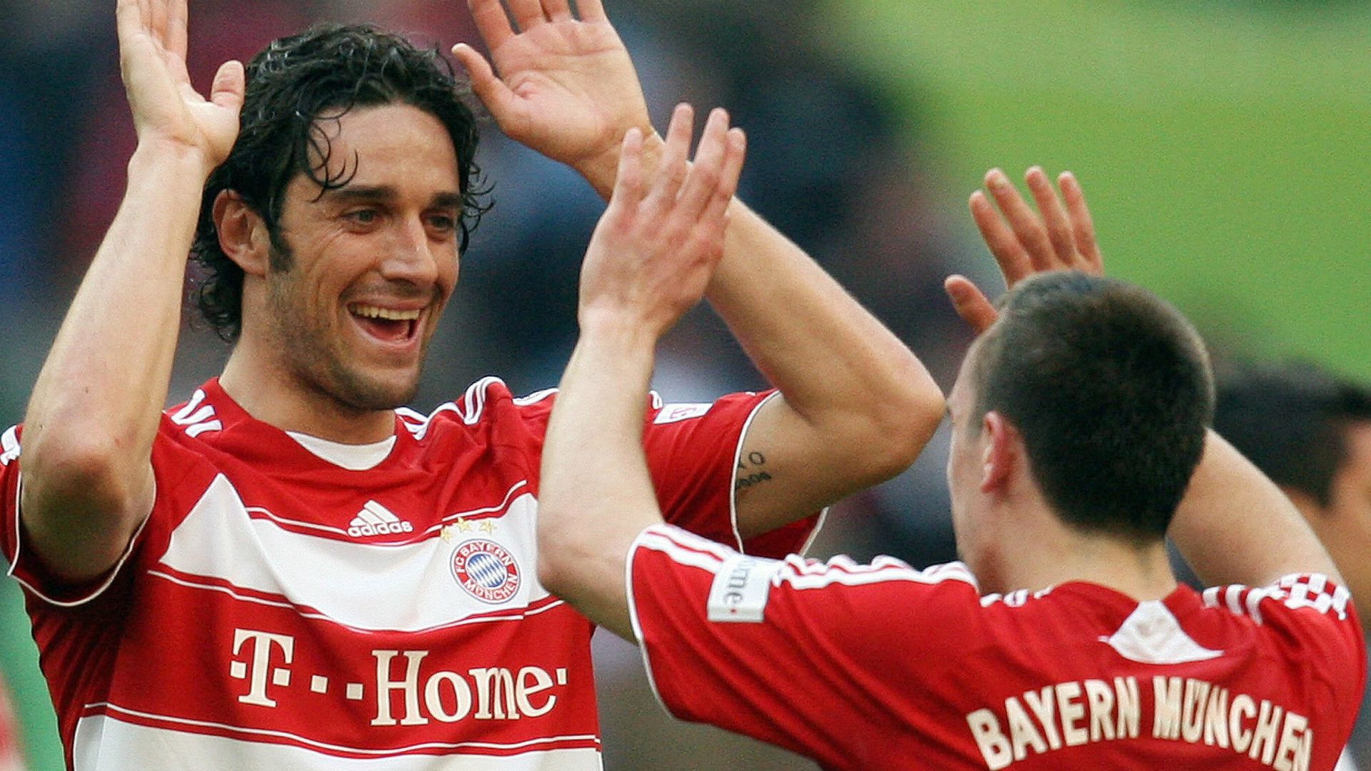 Luca Toni Franck Ribery Bayern Munich