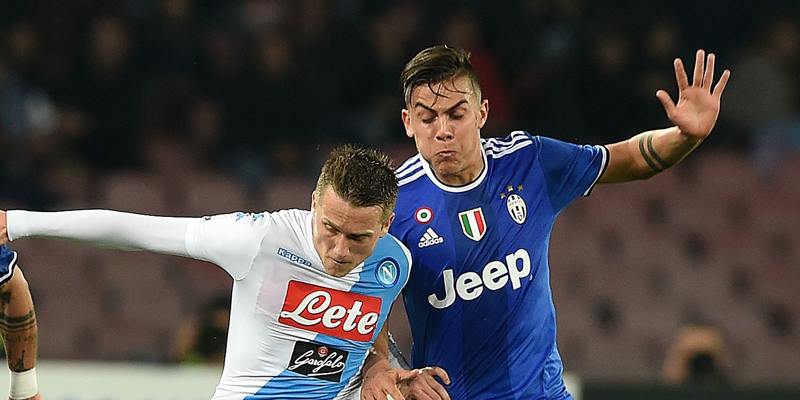 Dybala Zielinski Napoli Juventus