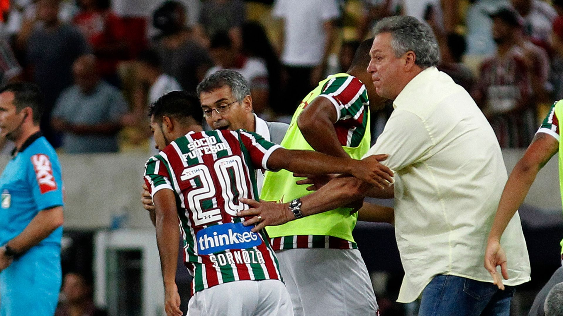 Sornoza Abel Braga Fluminense Sao Paulo Brasileirao Serie A 18102017
