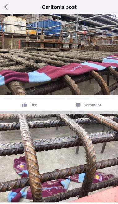 West Ham Schal Tottenham