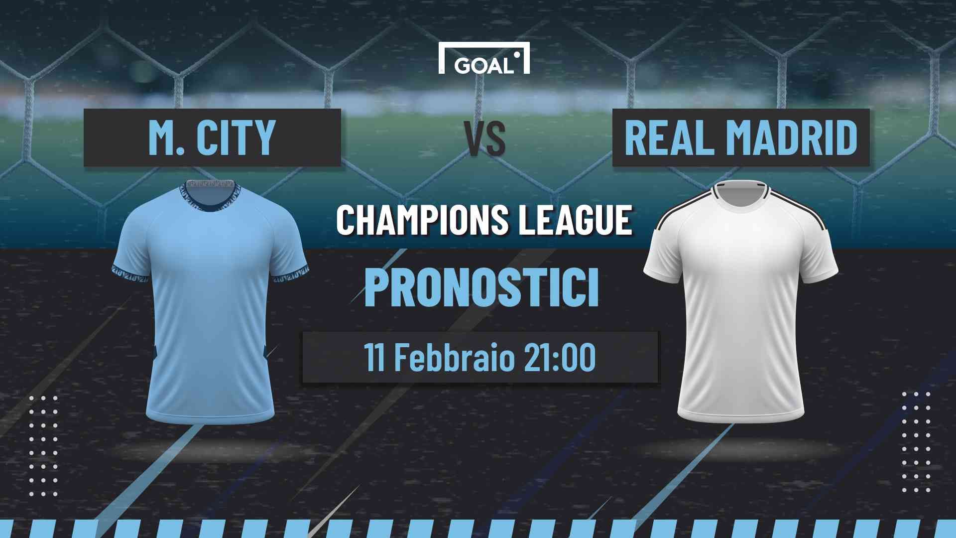 pronostici manchester city - real madrid