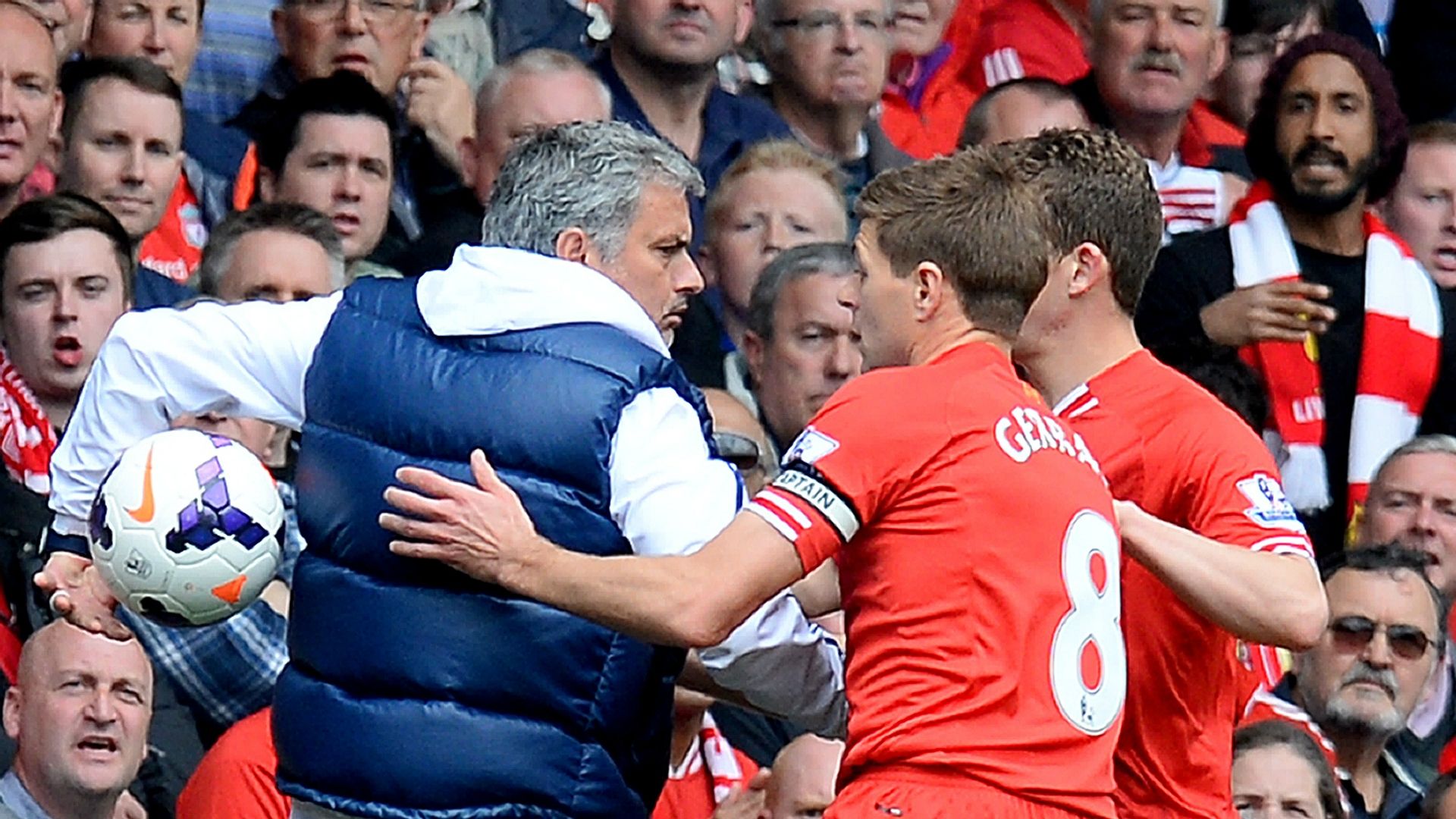 Jose Mourinho Steven Gerrard