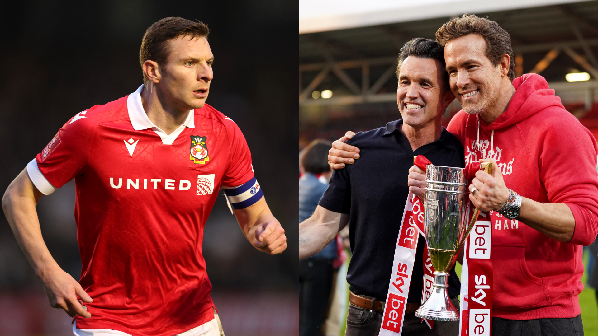 Ryan Reynolds or Rob McElhenney? Paul Mullin comes up with epic answer when quizzed on who would win in a fight between Wrexham co-owners | Goal.com UK