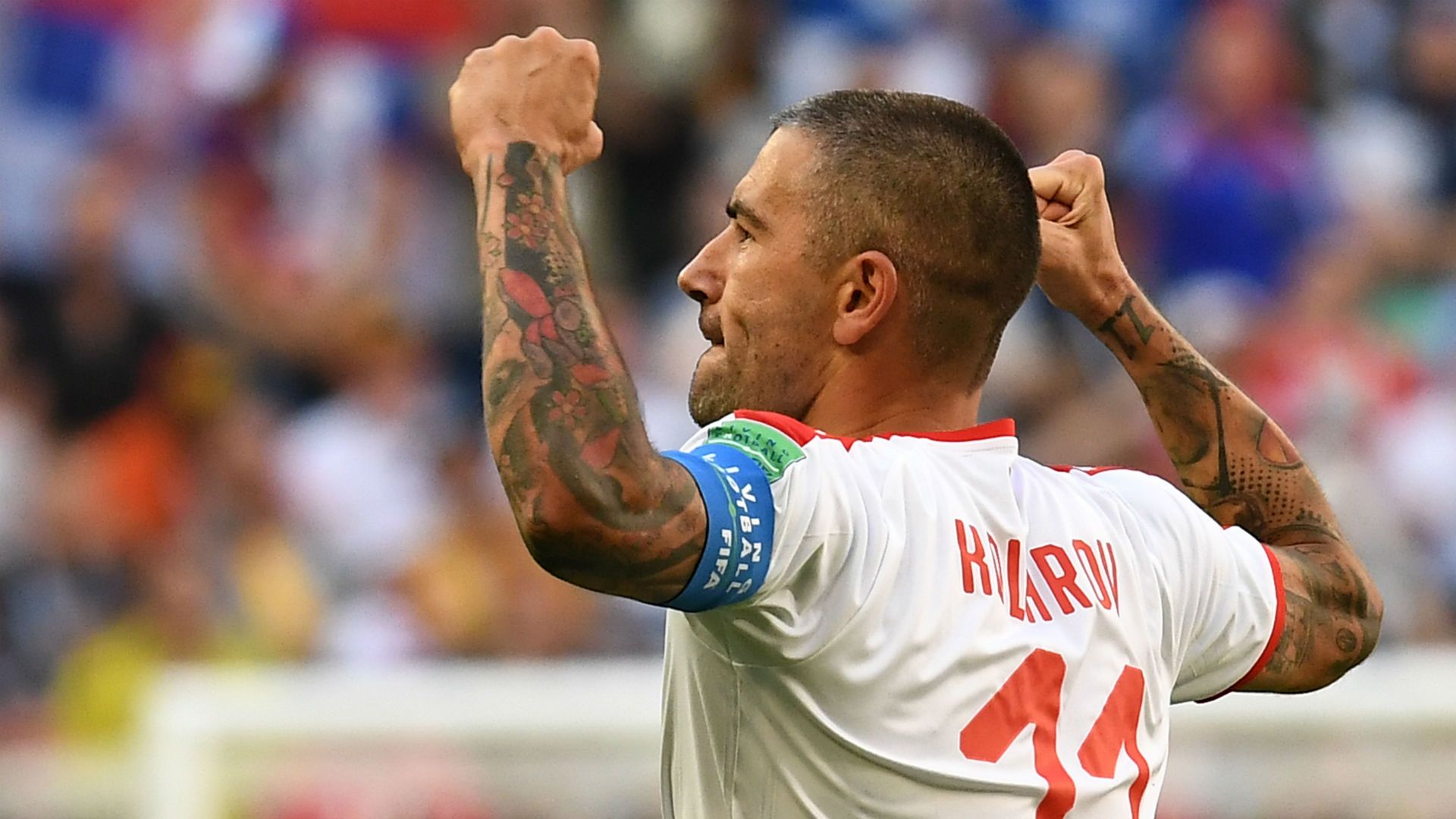 Aleksandar Kolarov Serbia Costa Rica