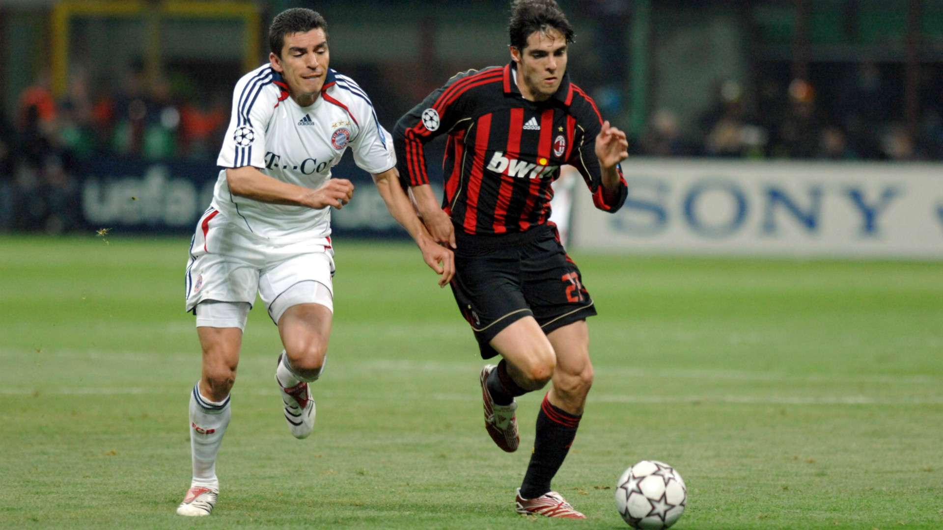 GERMANY ONLY: LUCIO BAYERN MÜNCHEN KAKA MILAN