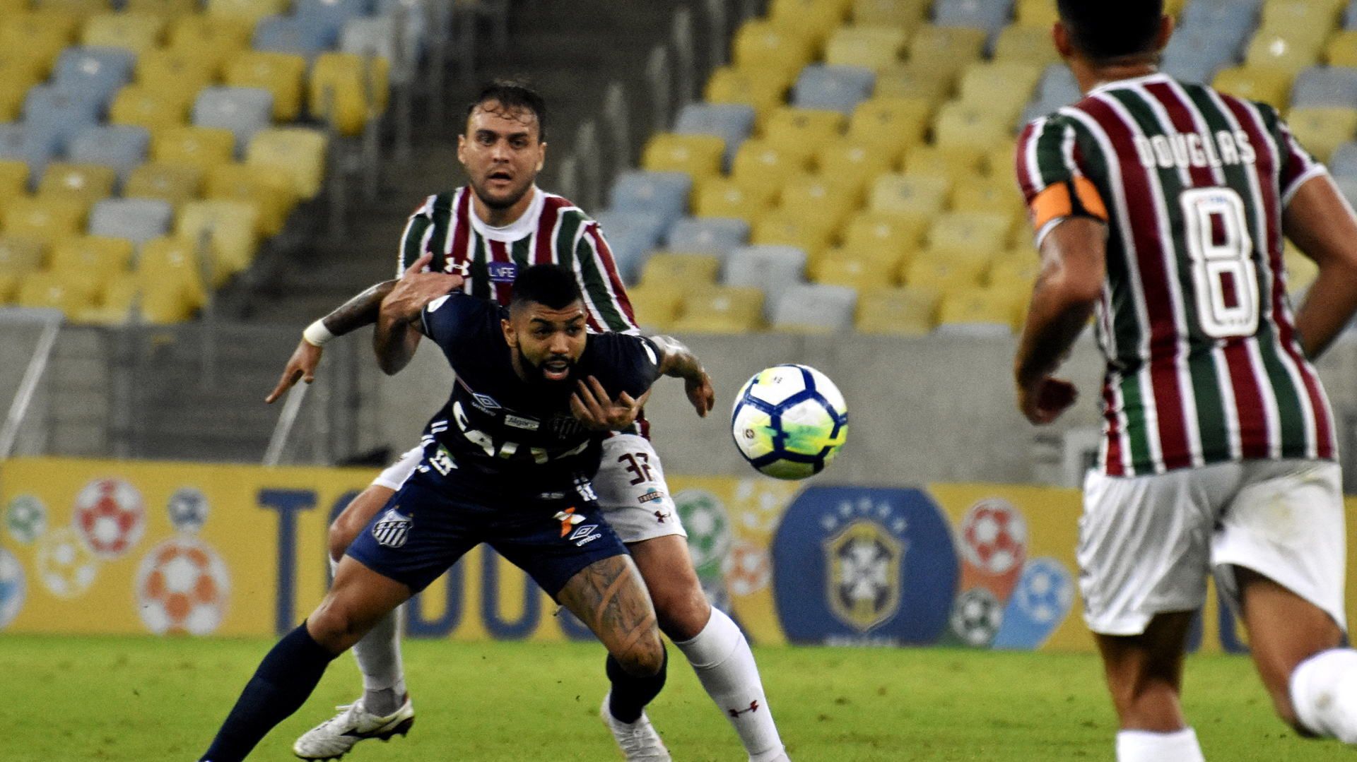 Nathan Otavio Gabigol Fluminense Santos Brasileirao Serie A 13062018
